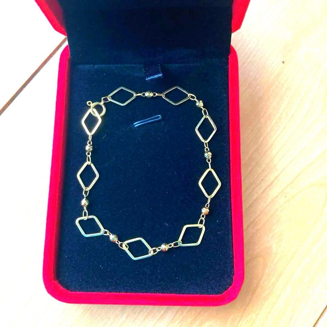 本物18金　k18ブレスレット