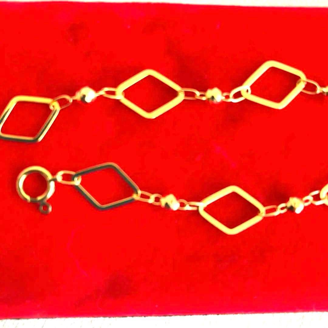 本物18金　k18ブレスレット