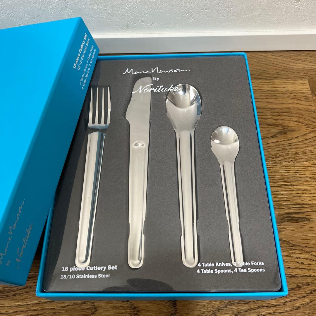 『新品未開封』ノリタケマークニューソン　カトラリーセット16点