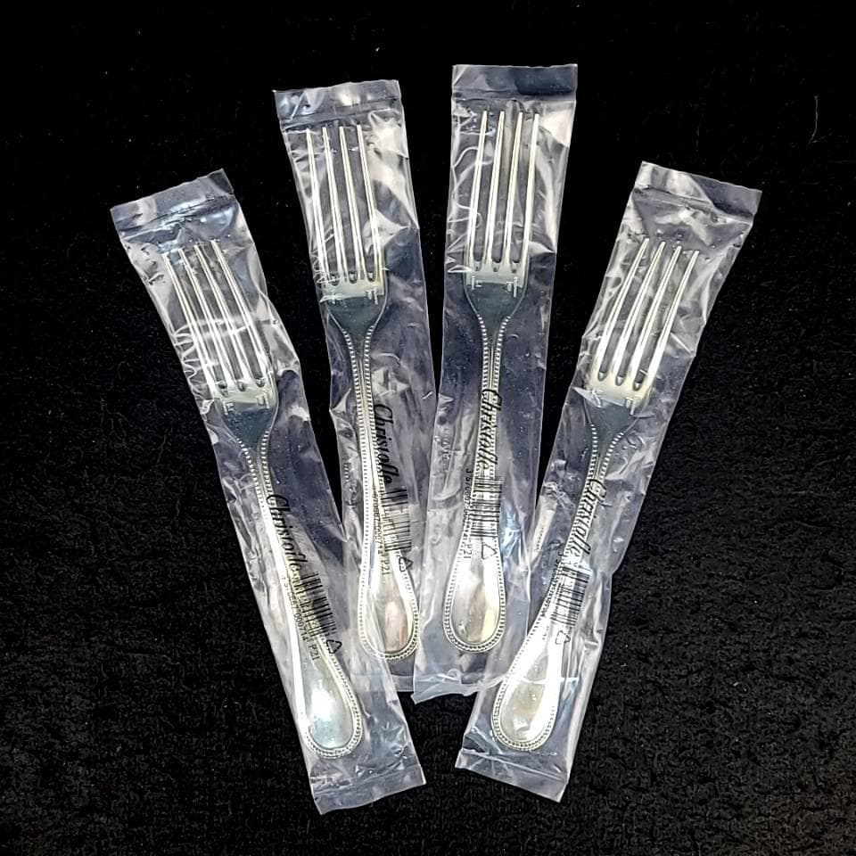 ・未使用・クリストフル パール　フォーク　ナイフ　スプーン　29点　定価50万円