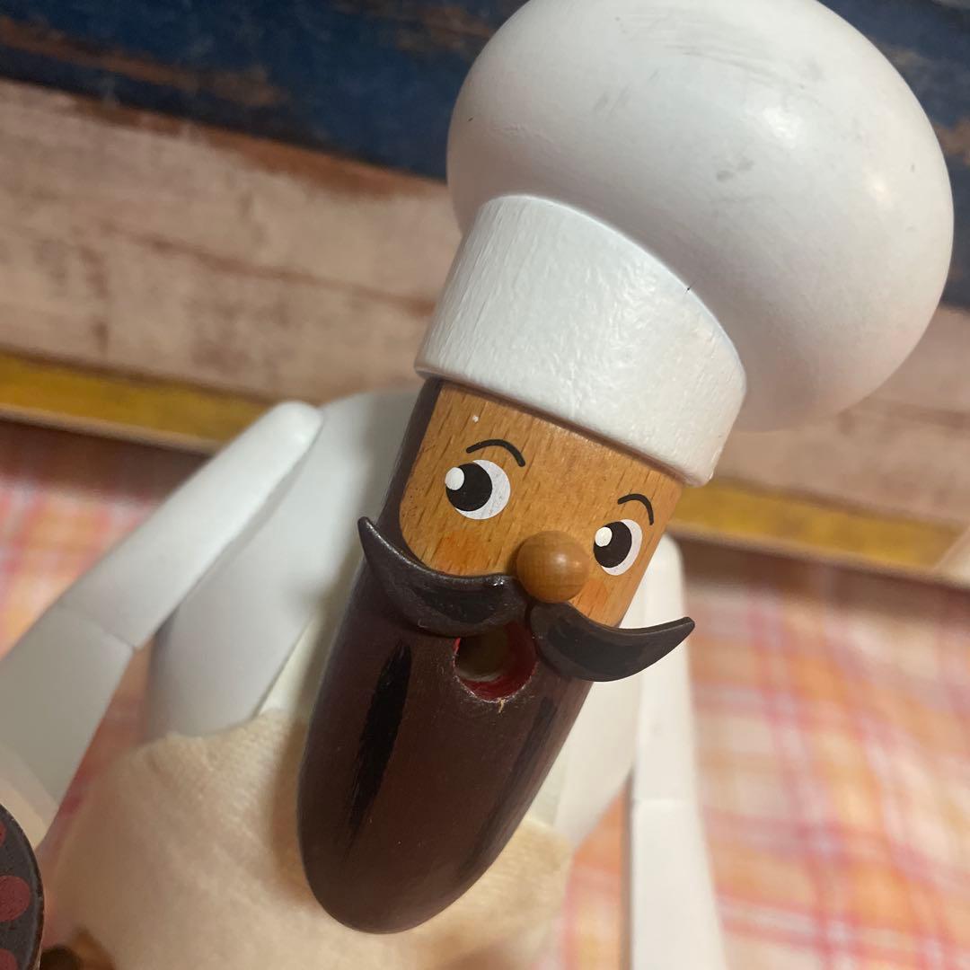 ドイツ　煙出し人形 KWO社　パン屋　香立て　木製　インテリア　置物