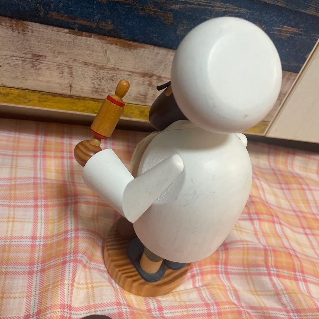 ドイツ　煙出し人形 KWO社　パン屋　香立て　木製　インテリア　置物