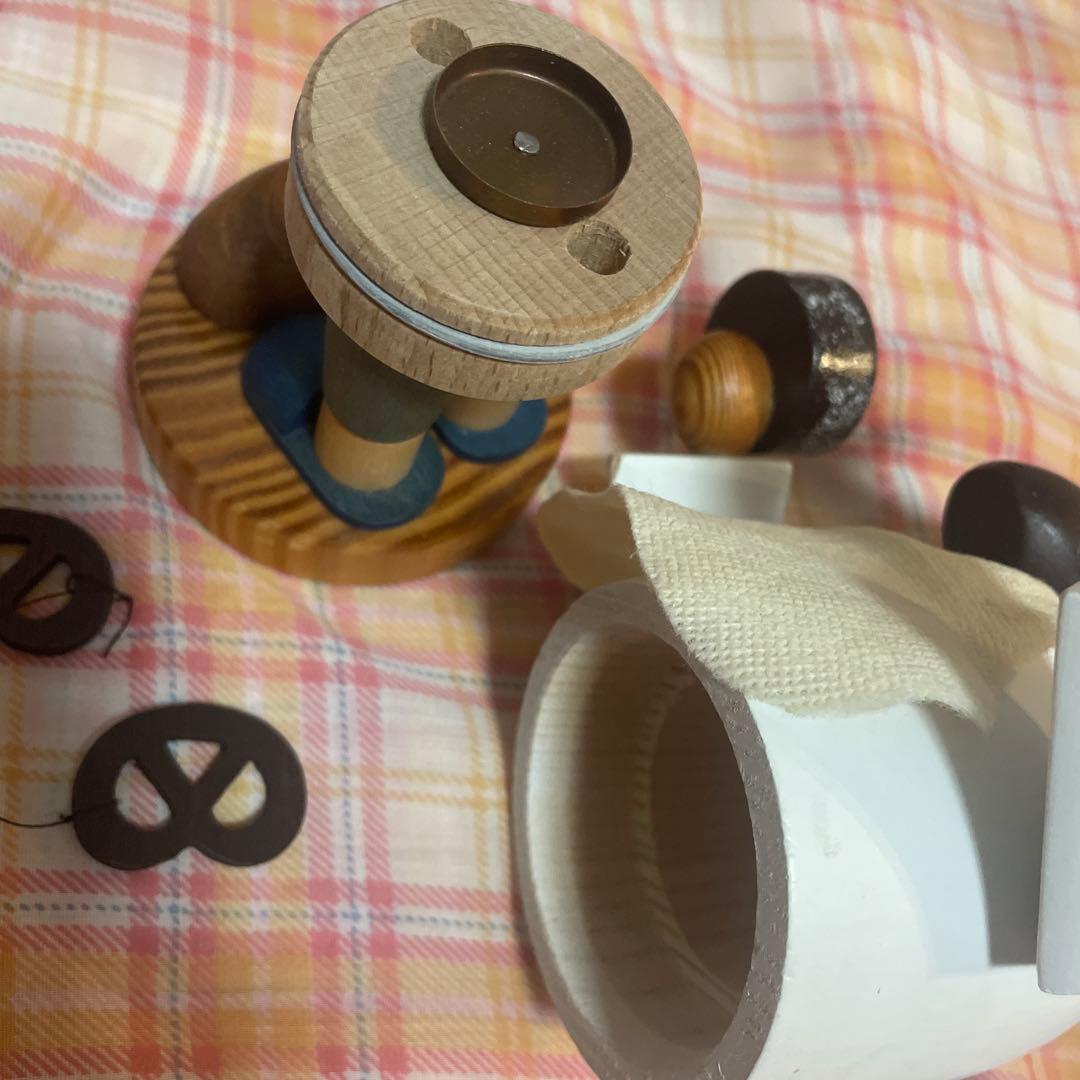 ドイツ　煙出し人形 KWO社　パン屋　香立て　木製　インテリア　置物