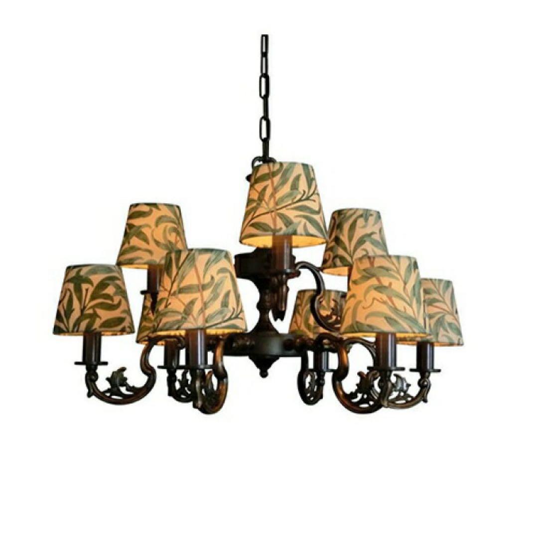 フォレスト　Forestシャンデリア　9灯　ウイリアムモリス