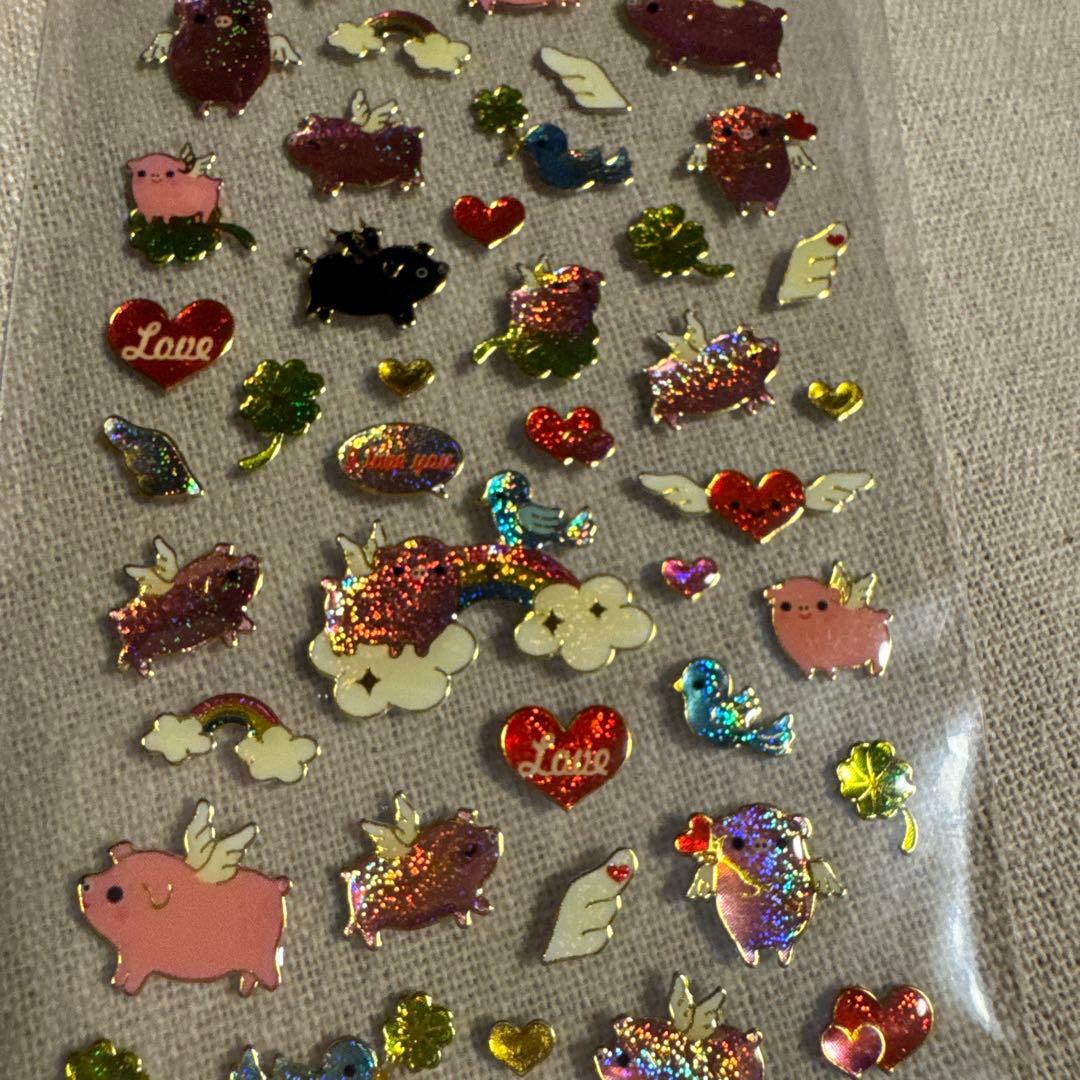 平成レトロ・動物キャラクターシールセット - メルカリ