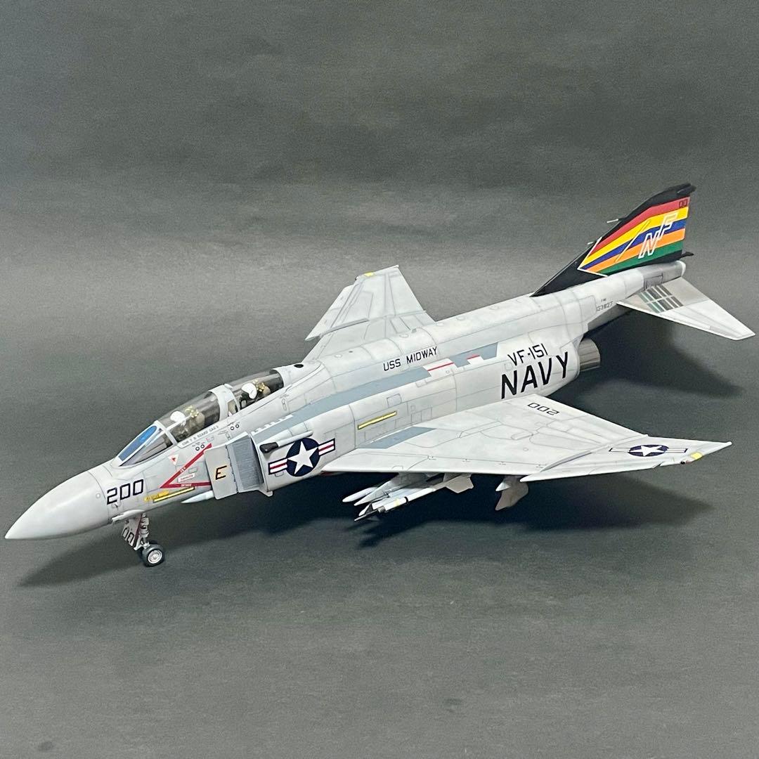 【完成品】 ハセガワ 1/48 F-4S ファントム VF-151