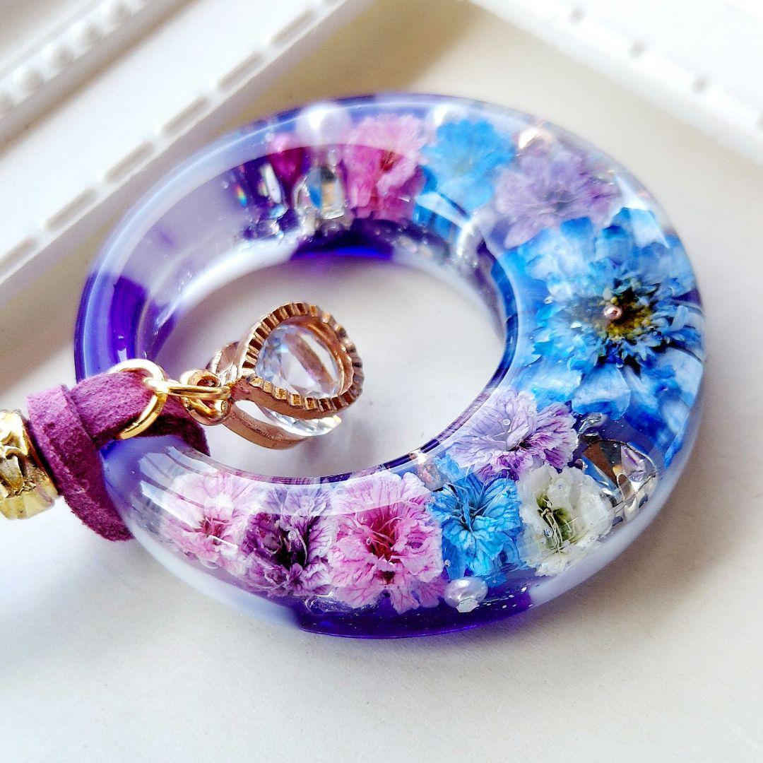 【1120】レジン　マトリカリア　ネックレス　ペンダント　ハンドメイド