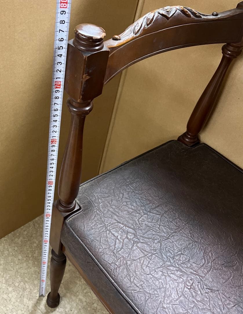 徳田家具　大正ロマン　木製　 ロマネスク　來平舎　モダン　アンティーク　チェア