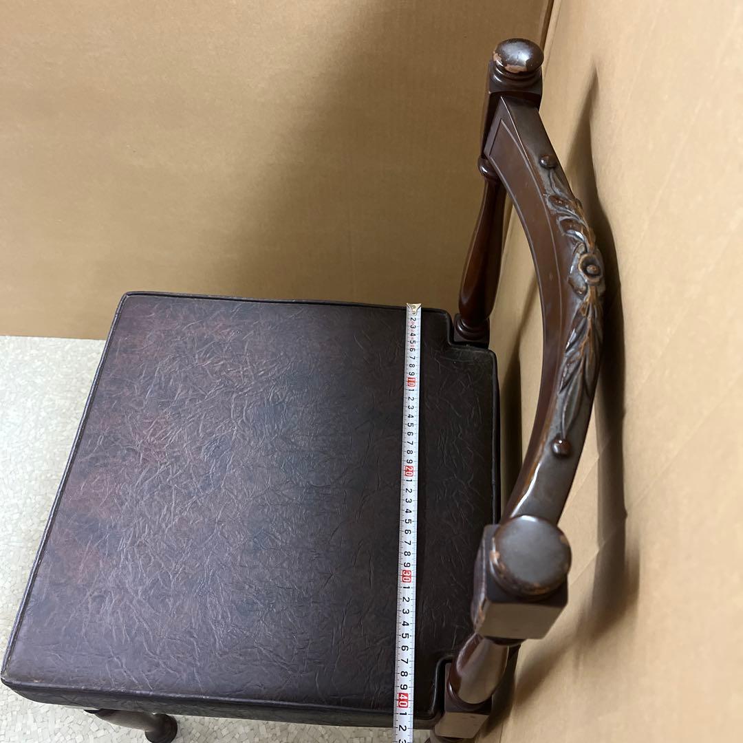 徳田家具　大正ロマン　木製　 ロマネスク　來平舎　モダン　アンティーク　チェア