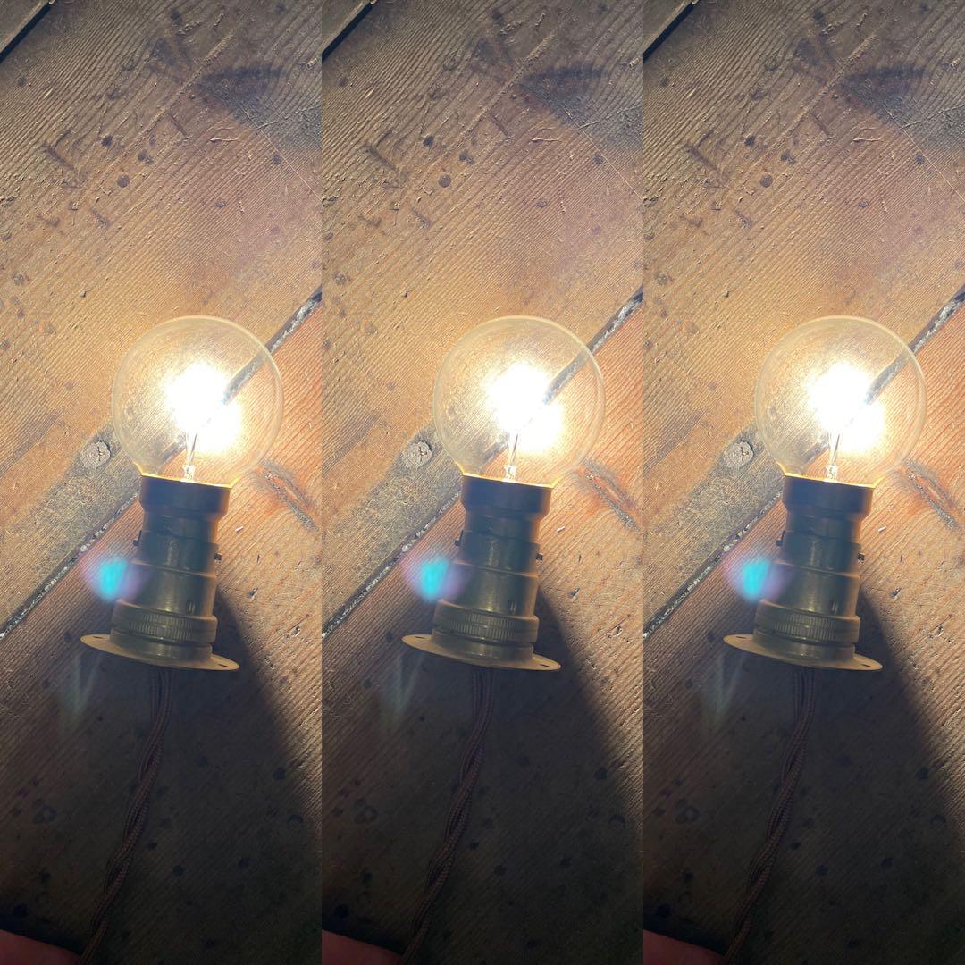 3個セット！シンプル 真鍮 壁付けランプ フランスアンティーク / 磁器 北欧