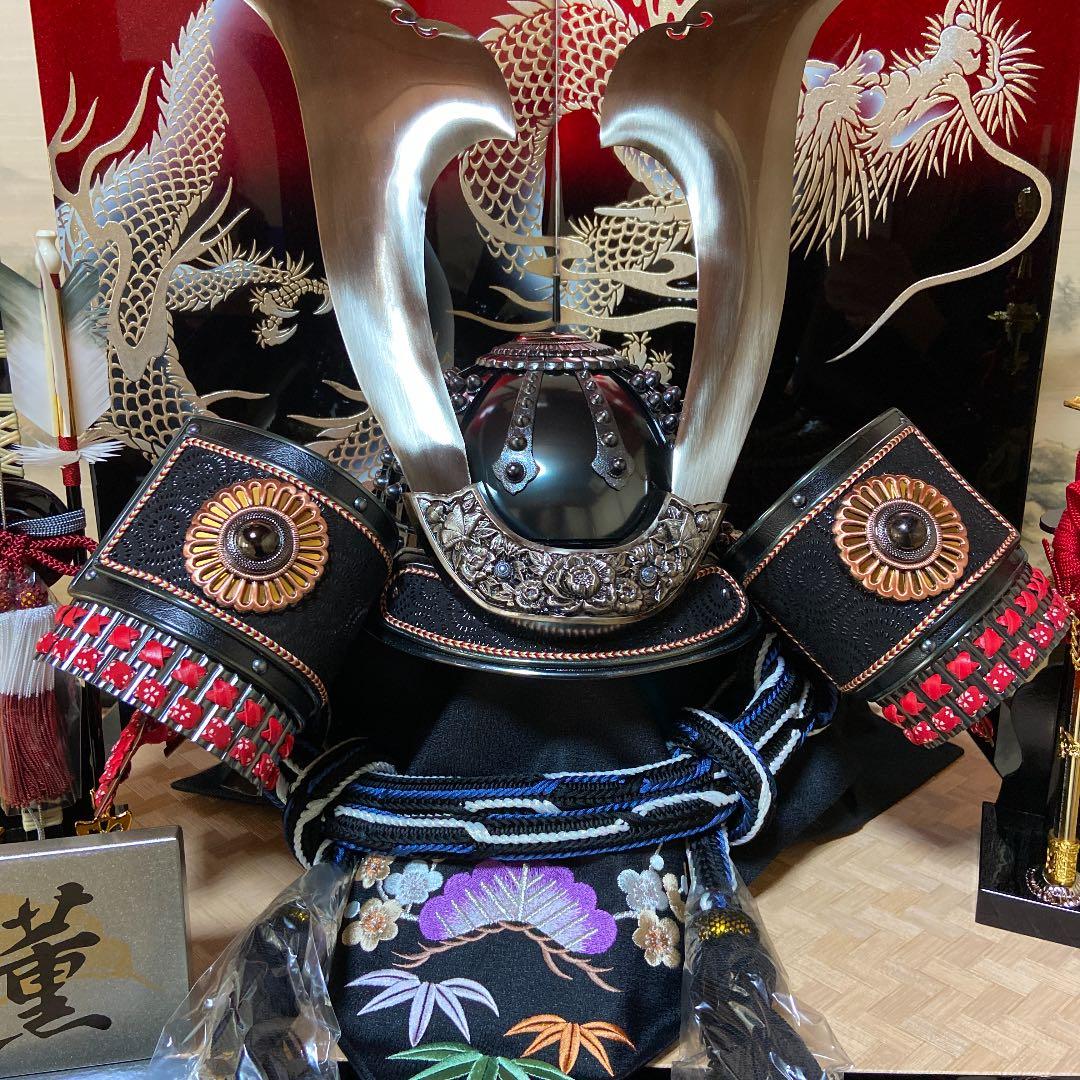 5月人形　端午の節句　こどもの日　着用兜　金彩友禅　東玉謹製