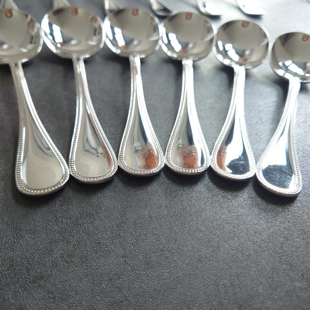 希少 美品 クリストフル パール コンソメスプーン 12点