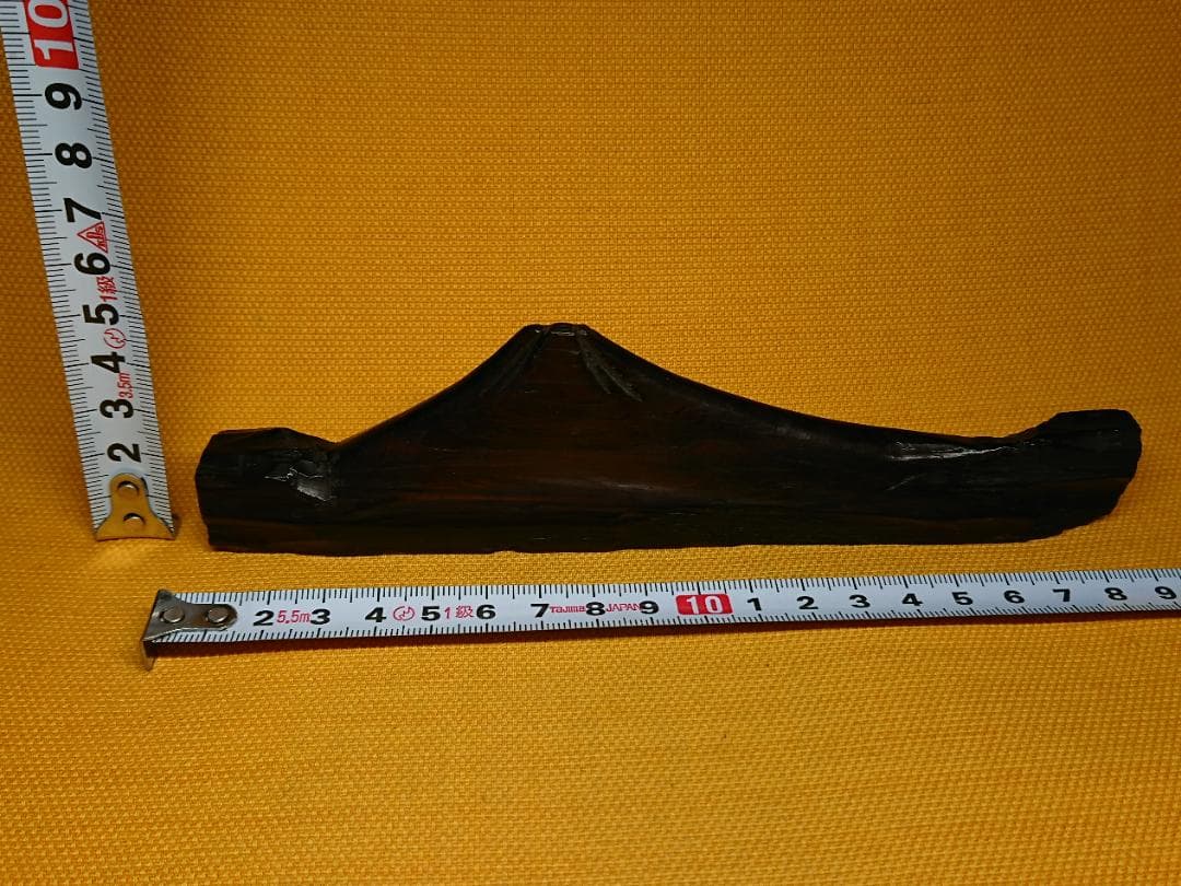 ビンテージ　富士山　木彫り　置物　インテリア　工芸品　美術品　A2689