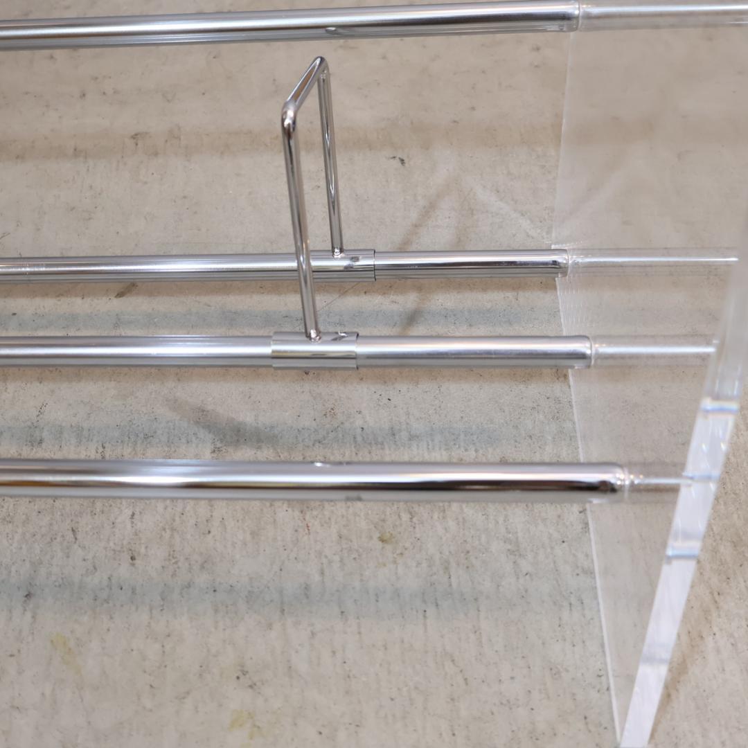 Lumiere クリアブックシェルフ アクリル オープンラック dinos 収納