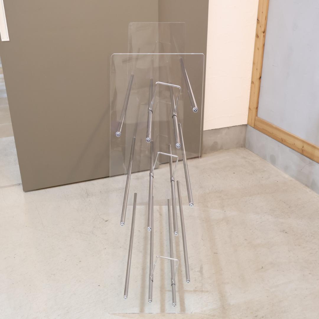 Lumiere クリアブックシェルフ アクリル オープンラック dinos 収納