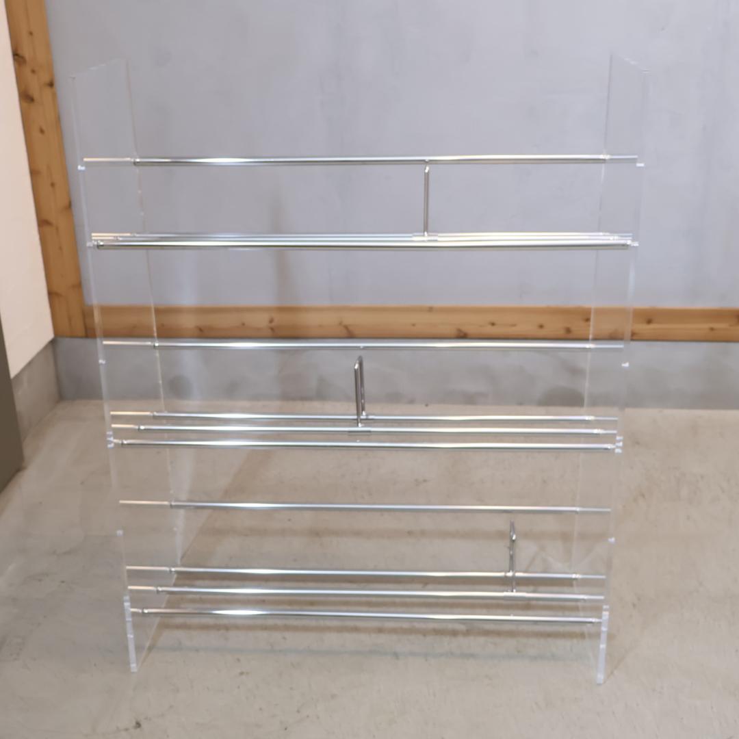 Lumiere クリアブックシェルフ アクリル オープンラック dinos 収納