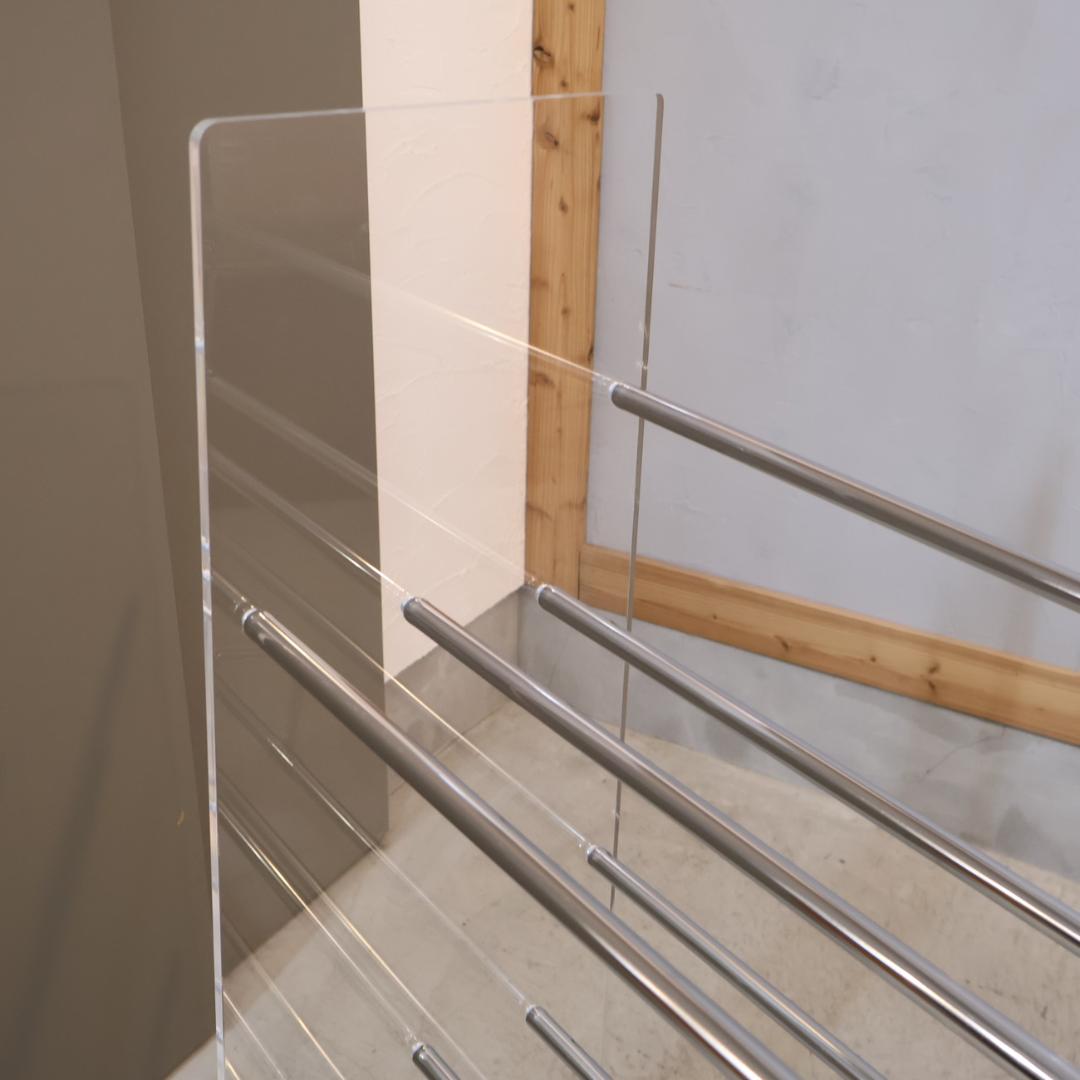 Lumiere クリアブックシェルフ アクリル オープンラック dinos 収納