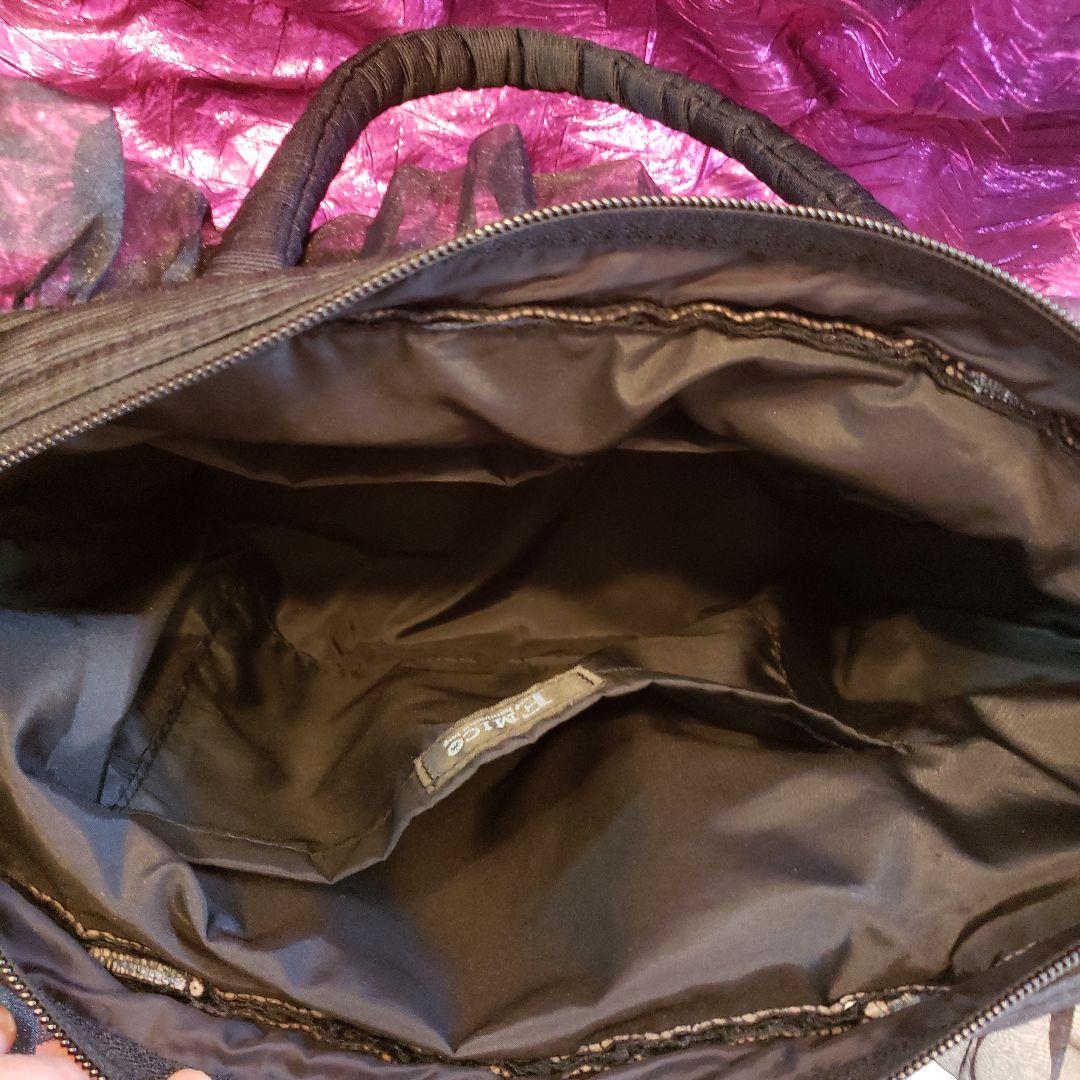 黒の⭐チュールレースの ⭐たくさん入る ⭐軽い バッグ