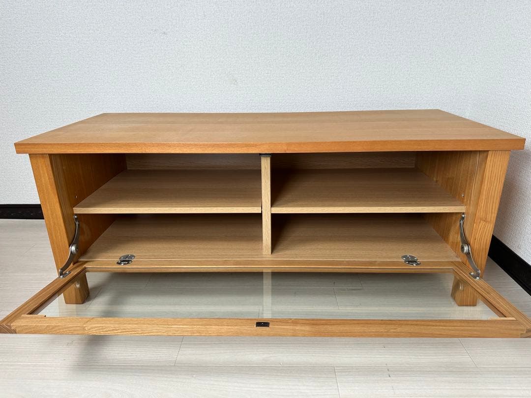 MUJI 無印良品 タモ材 テレビ台 TVボード AVラック ※i4※