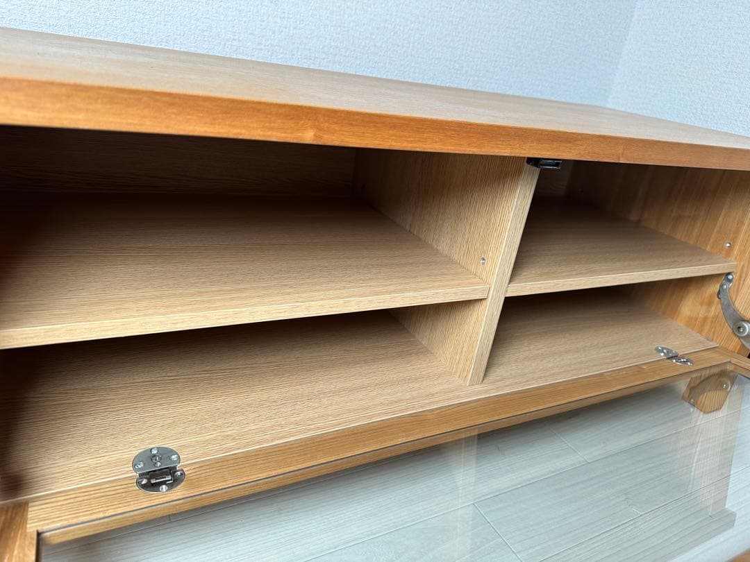 MUJI 無印良品 タモ材 テレビ台 TVボード AVラック ※i4※