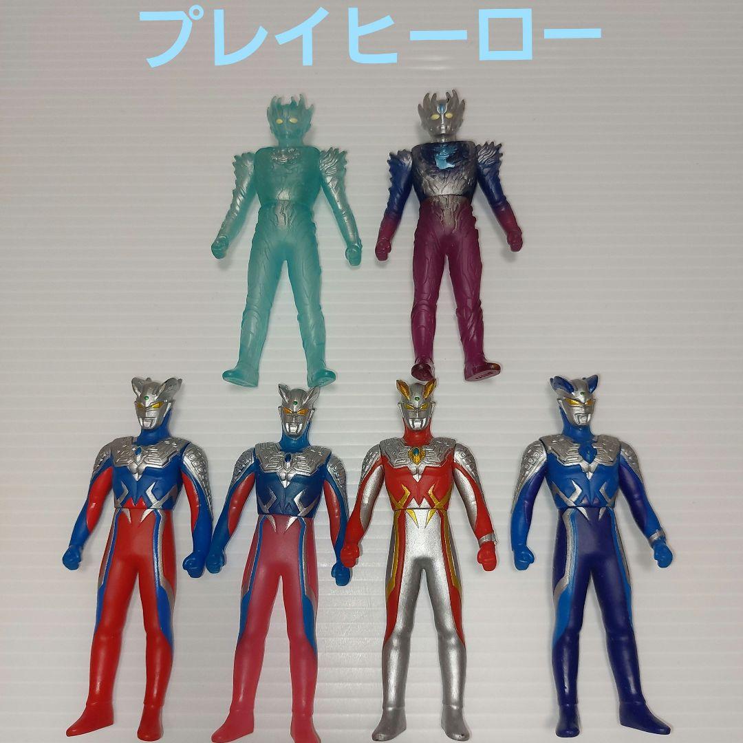 ☆ウルトラマン プレイヒーローミニソフビ ウルトラマンゼロ、サーガ