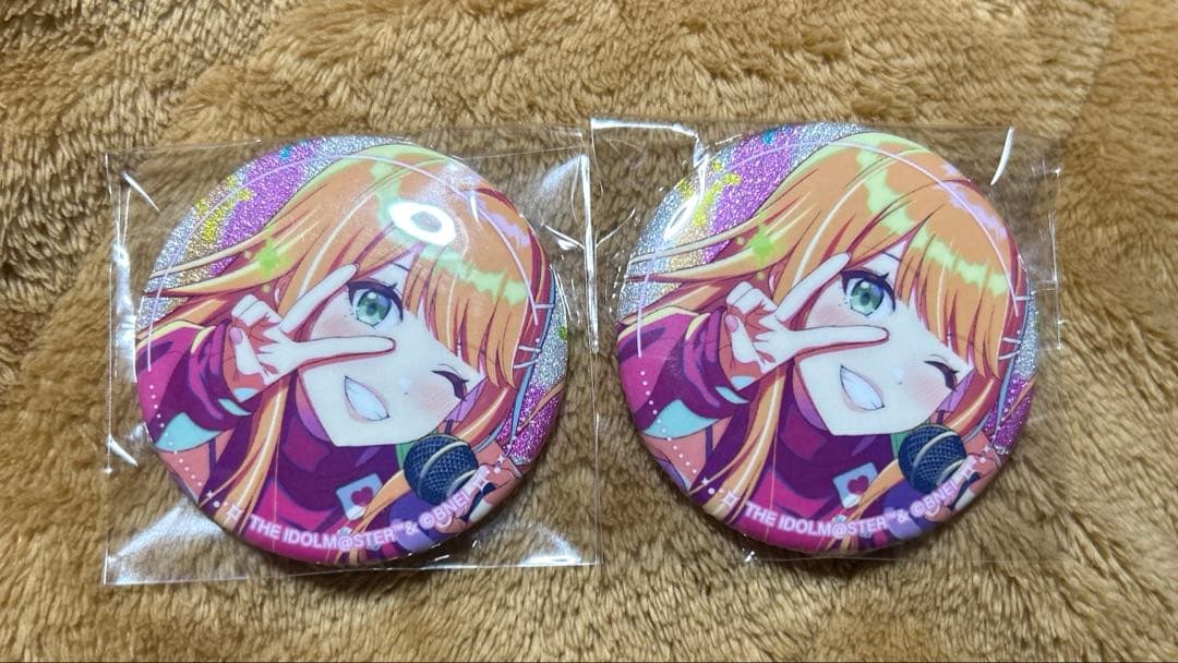 学園アイドルマスター 学マス 缶バッジ ミラクルナナウ 紫雲清夏 特訓