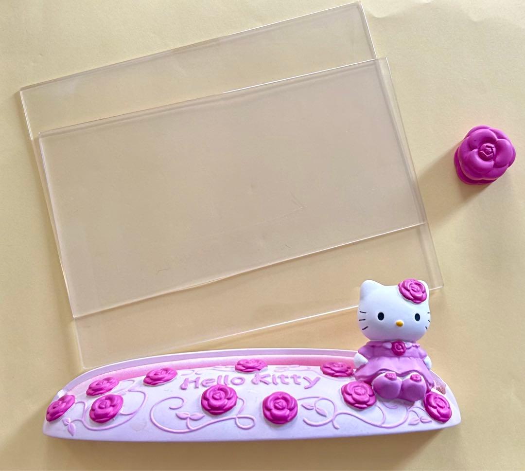 サンリオ　キティ　フォトフレーム　写真立て　バラ　ドレス【平成レトロ】