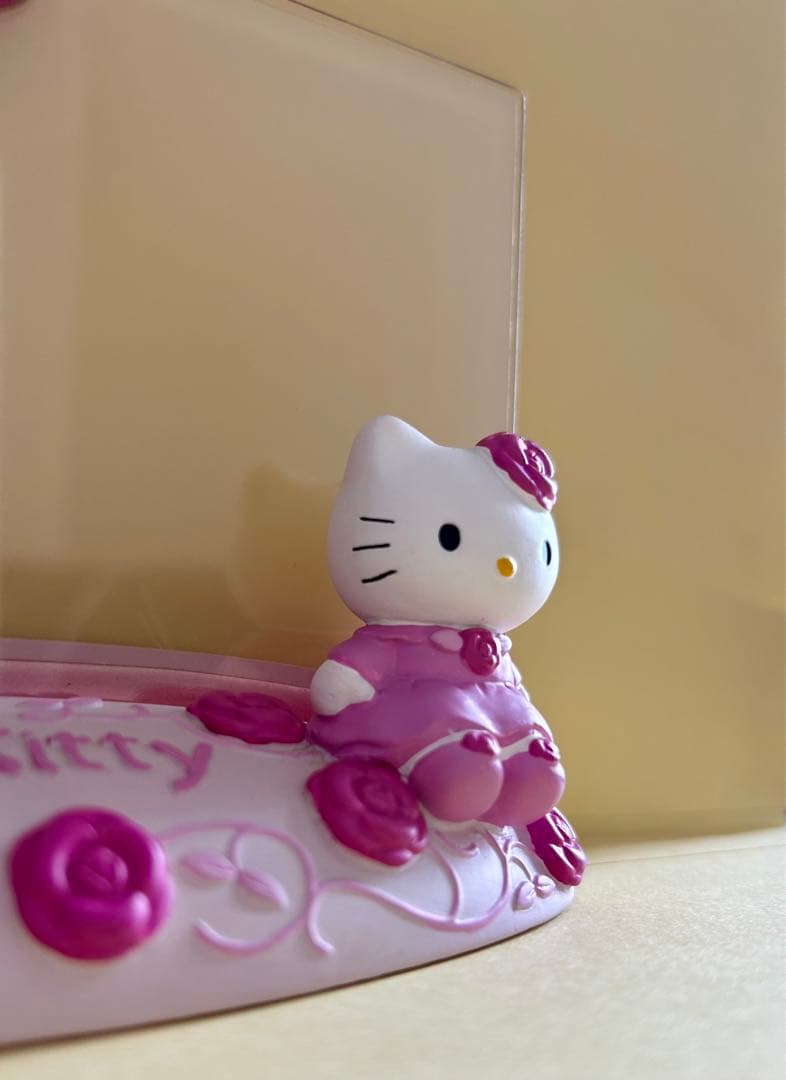 サンリオ　キティ　フォトフレーム　写真立て　バラ　ドレス【平成レトロ】