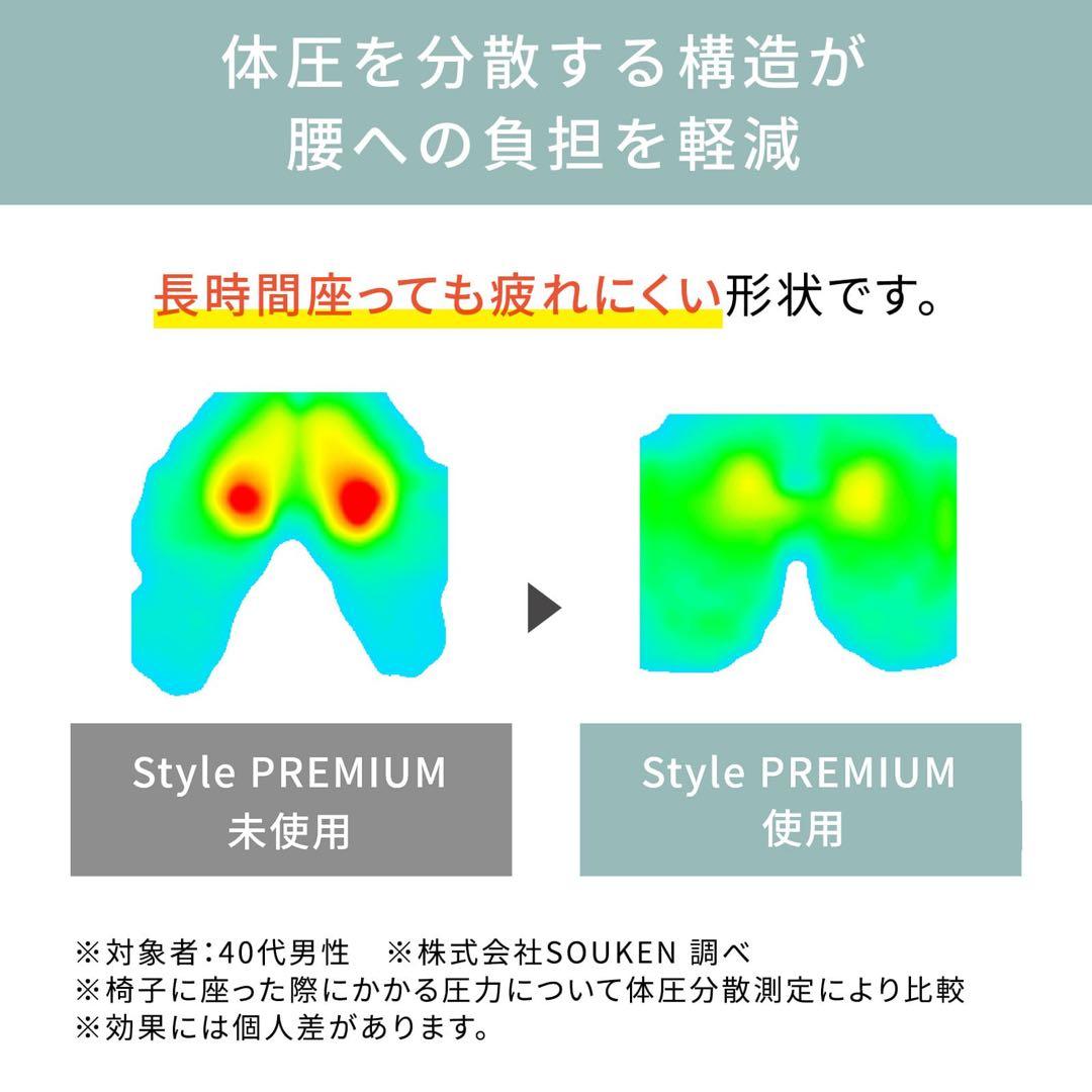 MTG 骨盤矯正クッション 黒　スタイルプレミアム