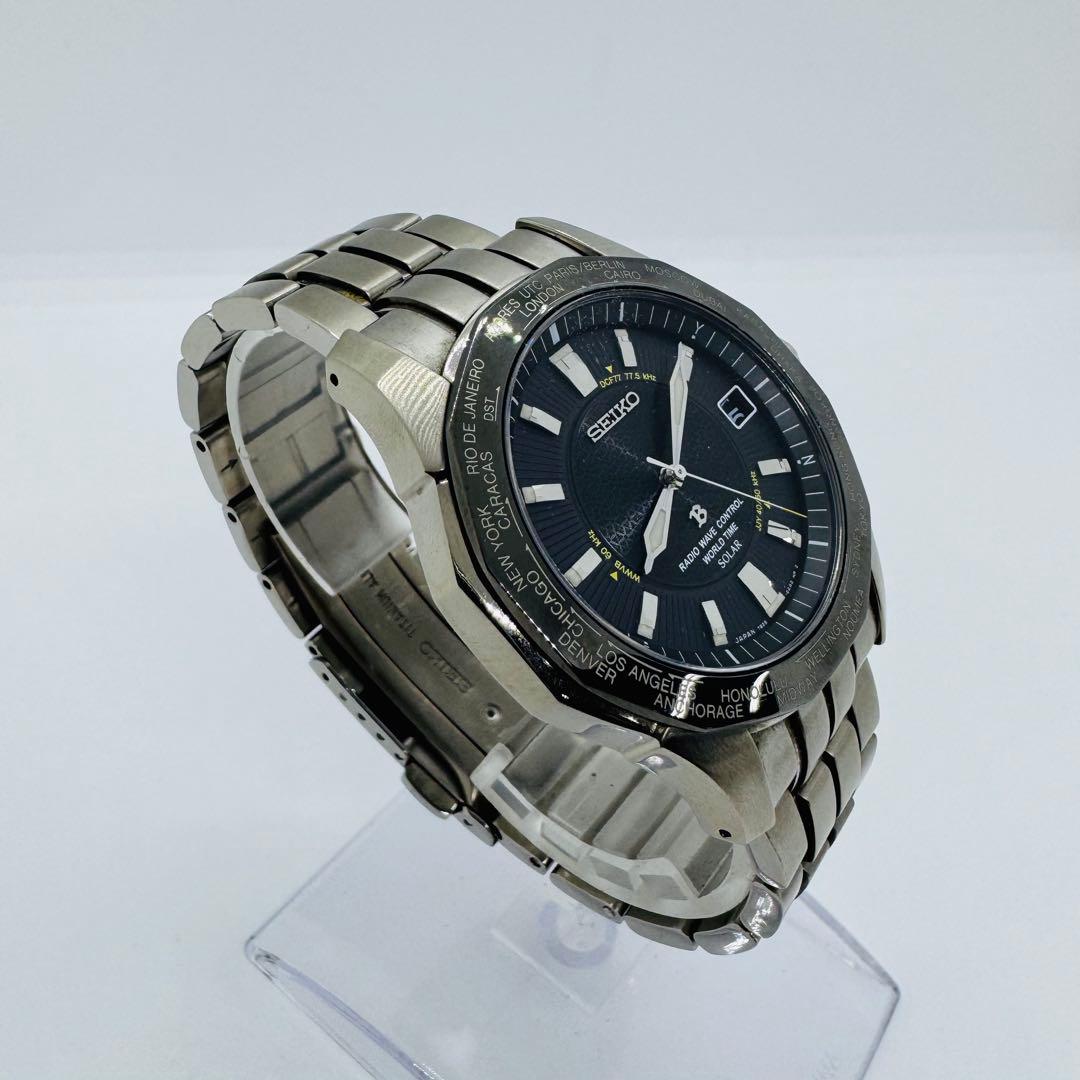 ✨SEIKO✨セイコー✨7B25-0AA0✨デイト✨ブラック文字盤✨腕時計✨