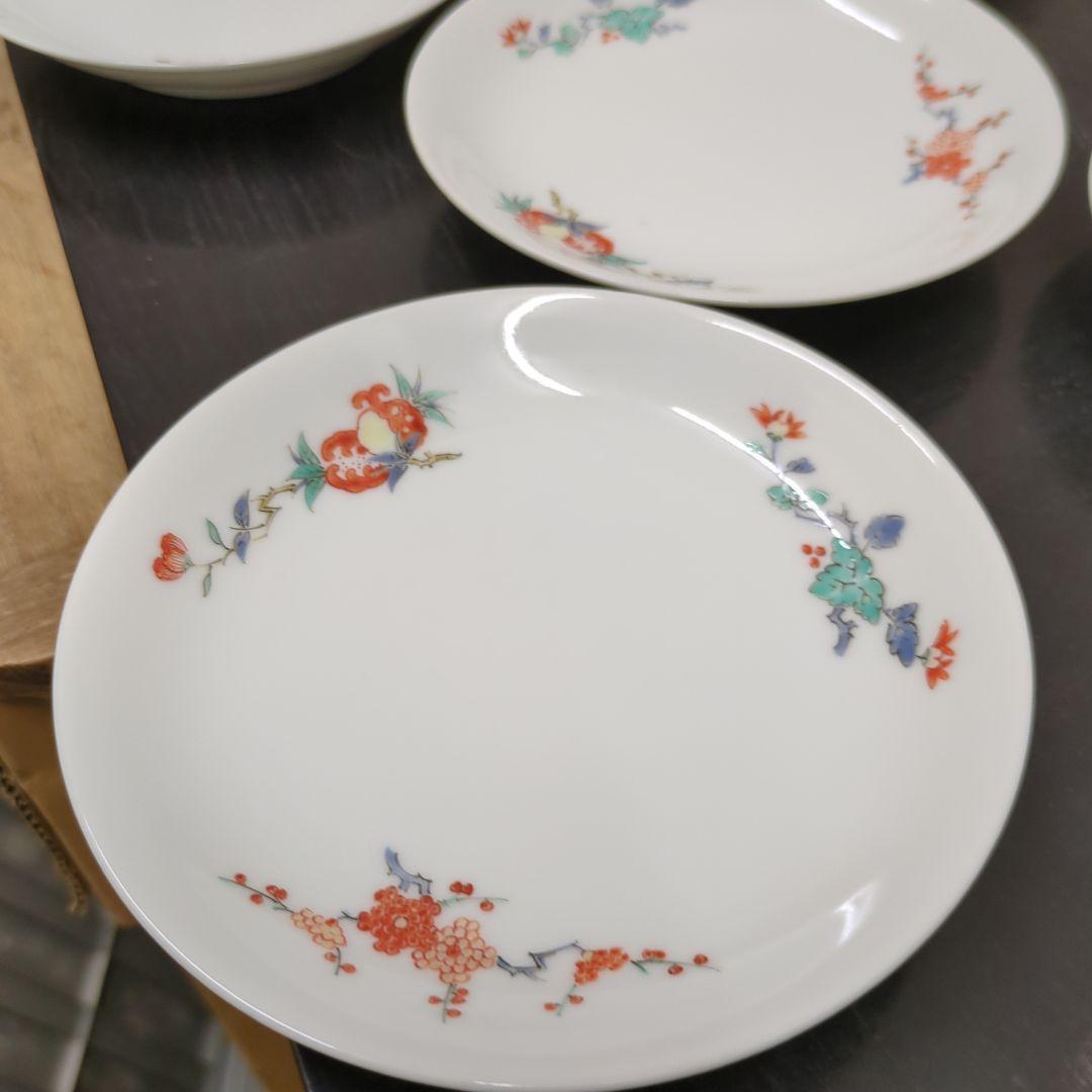 14代 酒井田柿右衛門 皿 銘々皿 柿右衛門 取り皿 5枚 木箱 - メルカリ