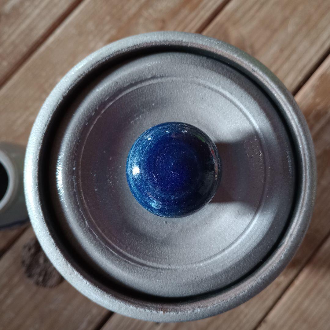 ローポタリー キャニスター ハート 2点セット