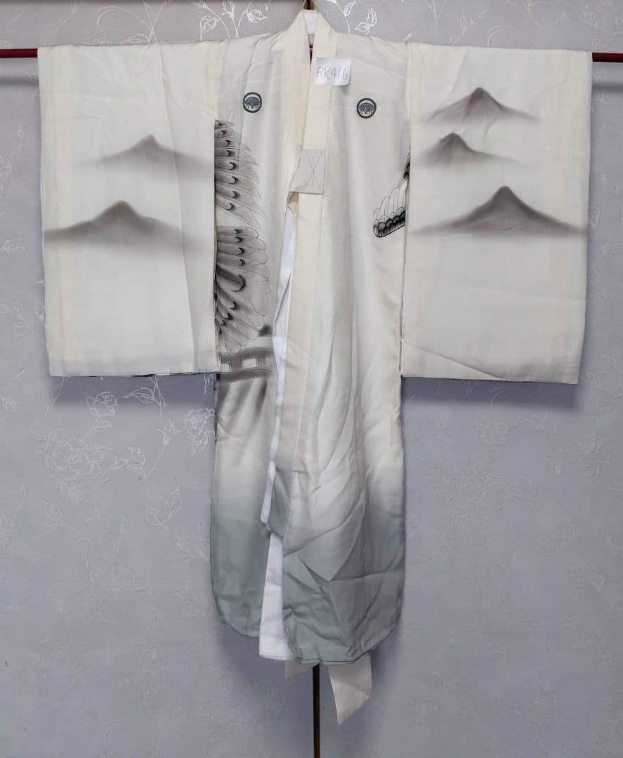 RK416アンティーク子供着物着丈97センチ裄丈45長襦袢付きめちゃくちゃ綺麗