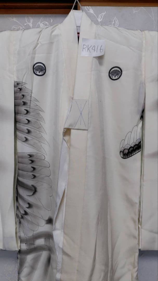 RK416アンティーク子供着物着丈97センチ裄丈45長襦袢付きめちゃくちゃ綺麗