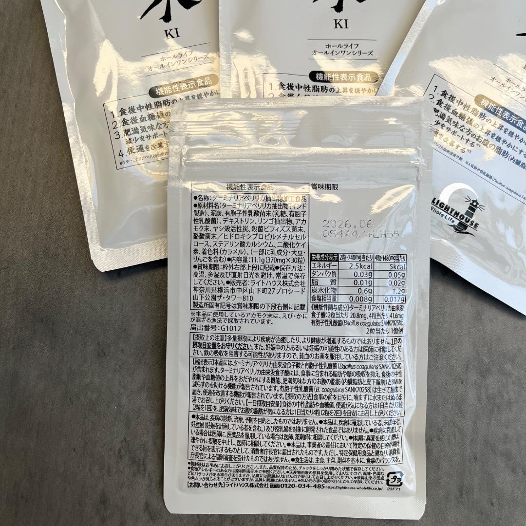 【ダイエット】４個セット ホールライフ オールインワンシリーズ 木 ライトハウス