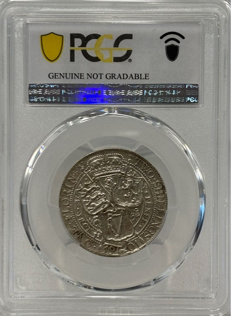 1901年 大英帝国 フローリン銀貨ヴィクトリア女王 PCGS認証 - メルカリ