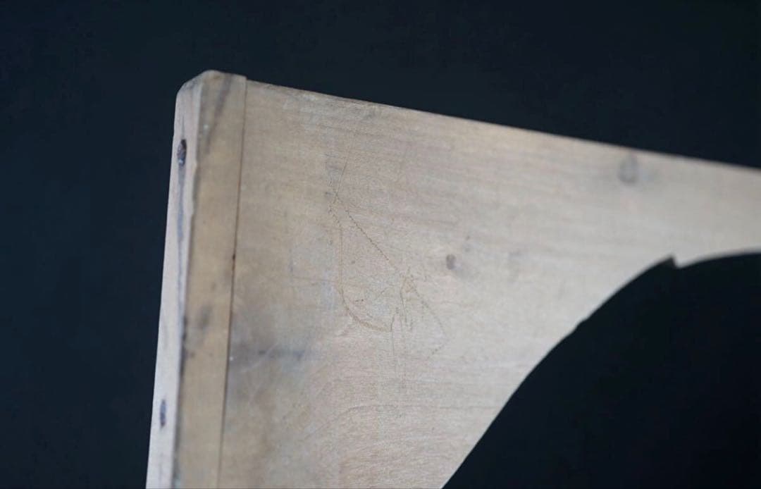 菓子型 特大型の鯛 タイ 細密44.3×20.2cm 和菓子 古道具アンティーク