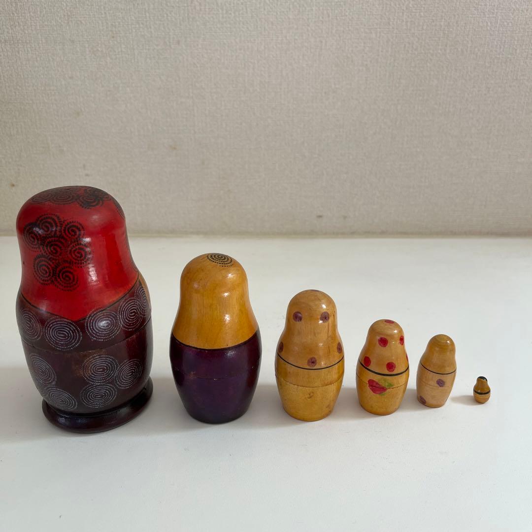マトリョーシカ　人形　5セット　置物　ヴィンテージ　1960s〜