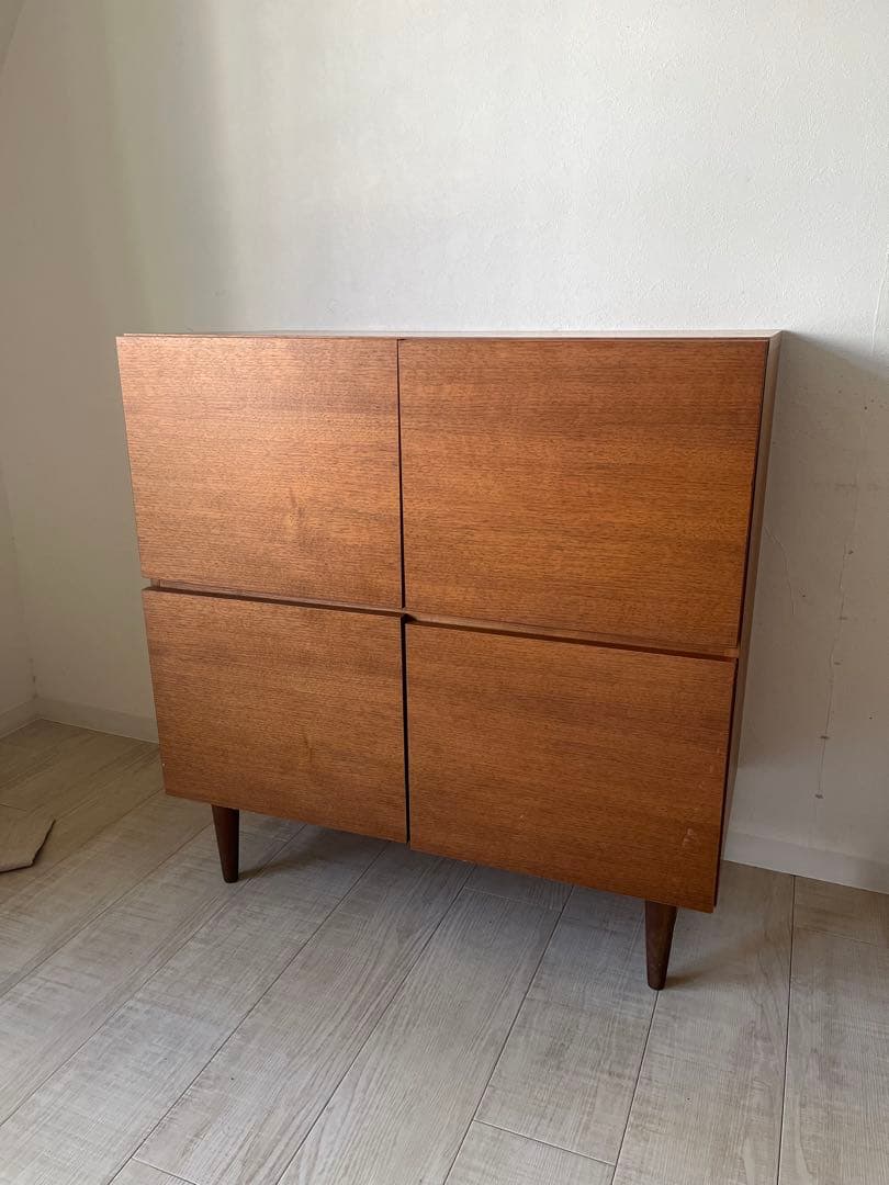 DFORM ウォールナット キャビネット シ ェルフ 棚 収納