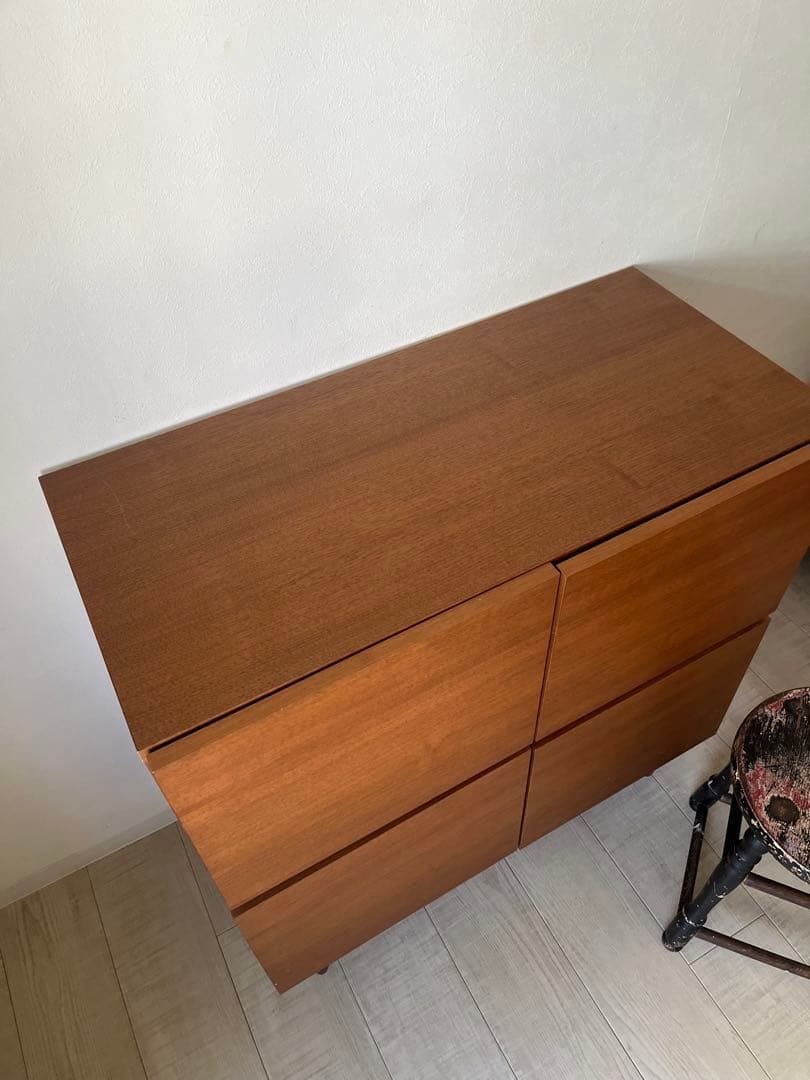 DFORM ウォールナット キャビネット シ ェルフ 棚 収納