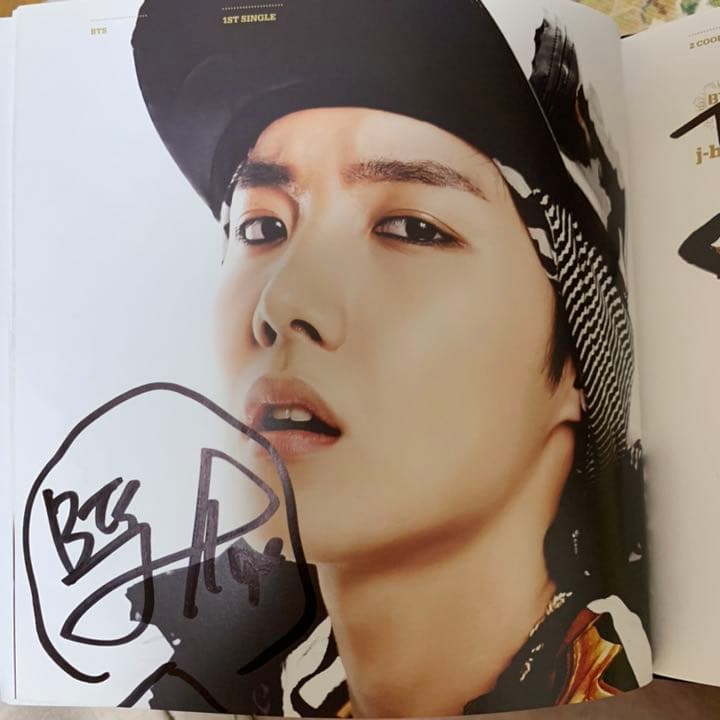 BTS 直筆サイン ホソク J-HOPE - メルカリ