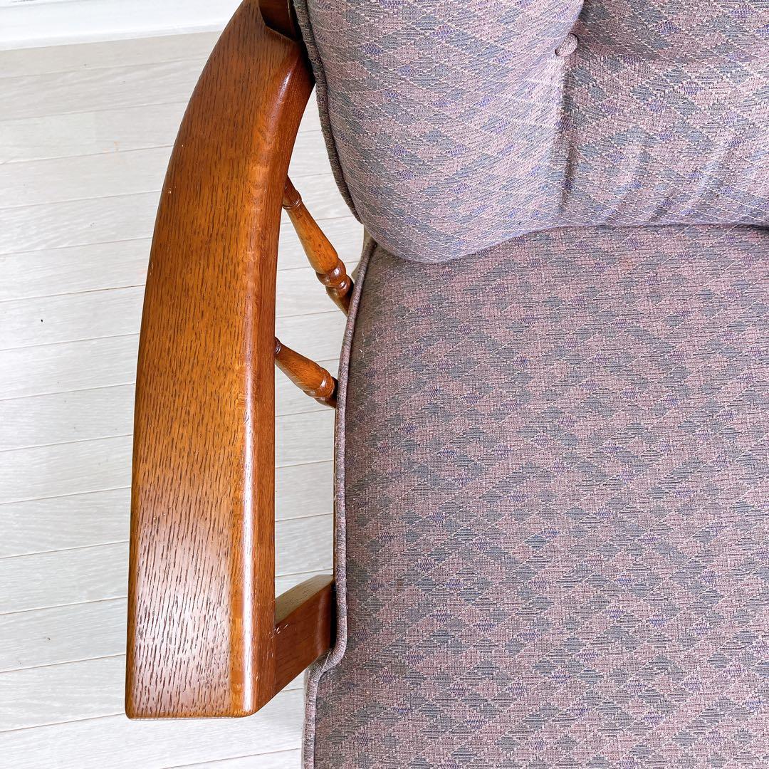 飛騨産業 キツツキ 穂高 一人掛け ソファ レトロ アンティーク 高級家具 希少