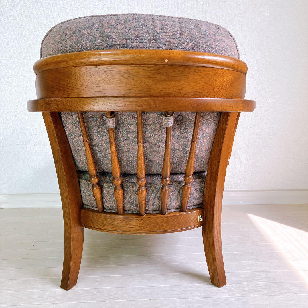 飛騨産業 キツツキ 穂高 一人掛け ソファ レトロ アンティーク 高級家具 希少