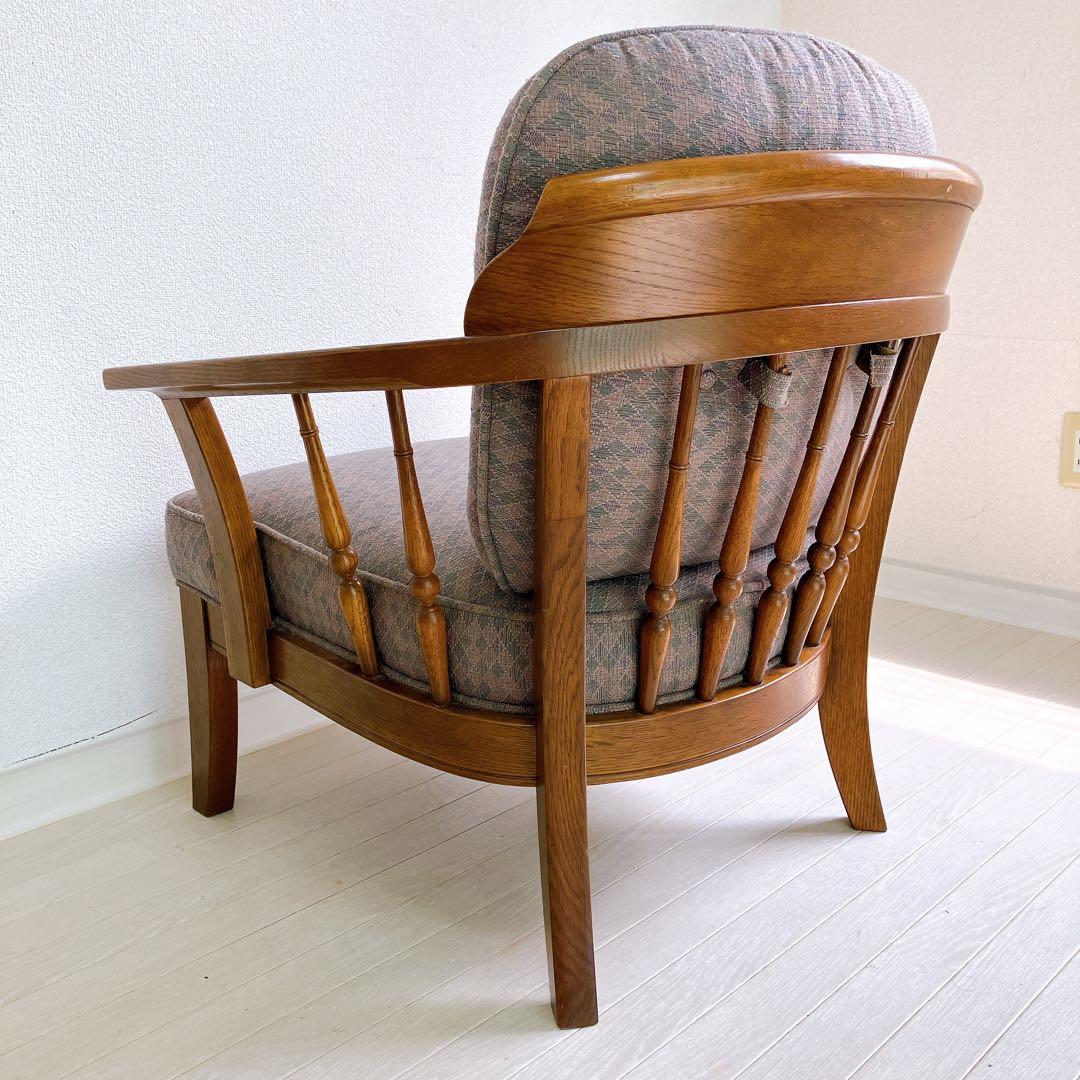 飛騨産業 キツツキ 穂高 一人掛け ソファ レトロ アンティーク 高級家具 希少