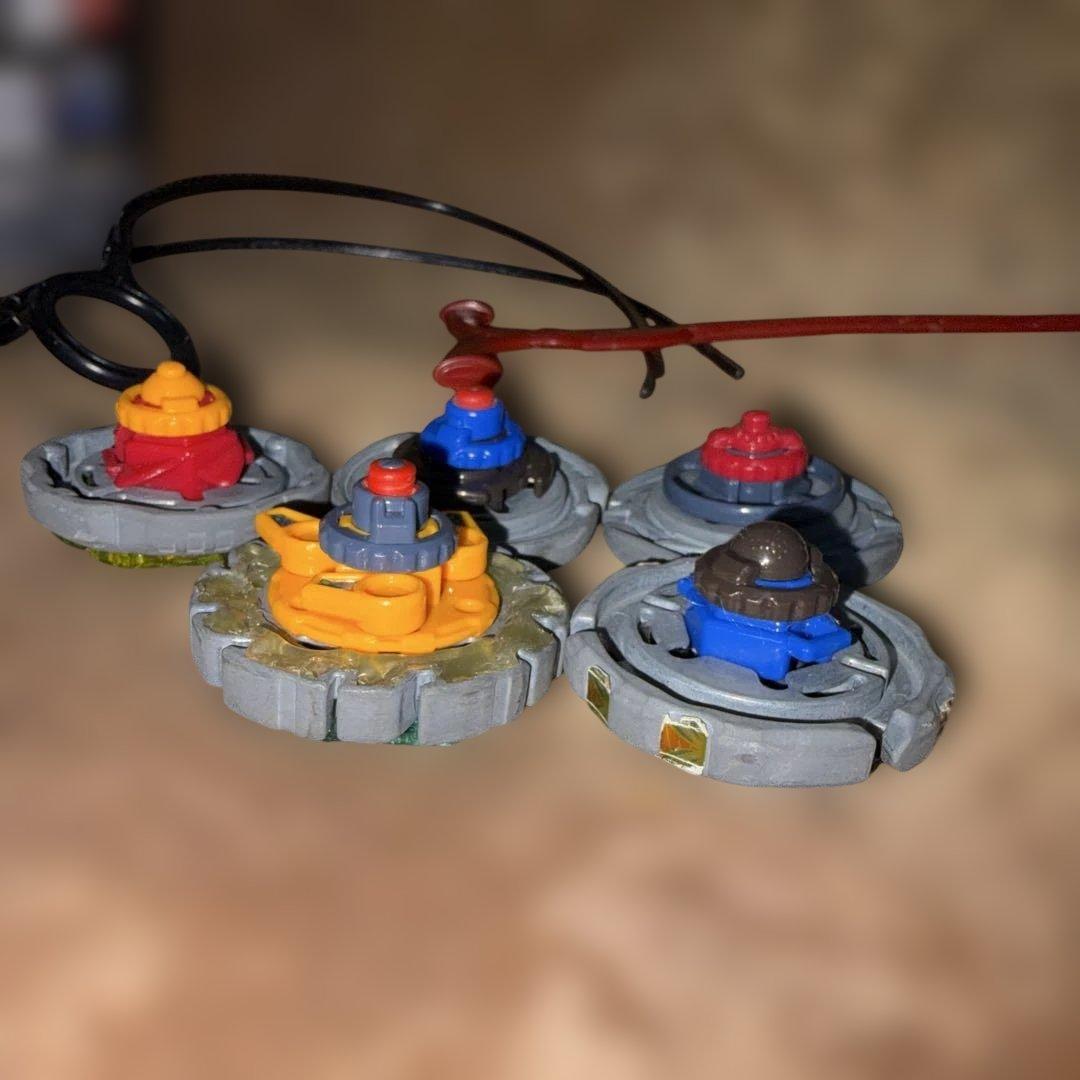 メタルファイトベイブレード 5個　デジタルパワーランチャー　ライトランチャー