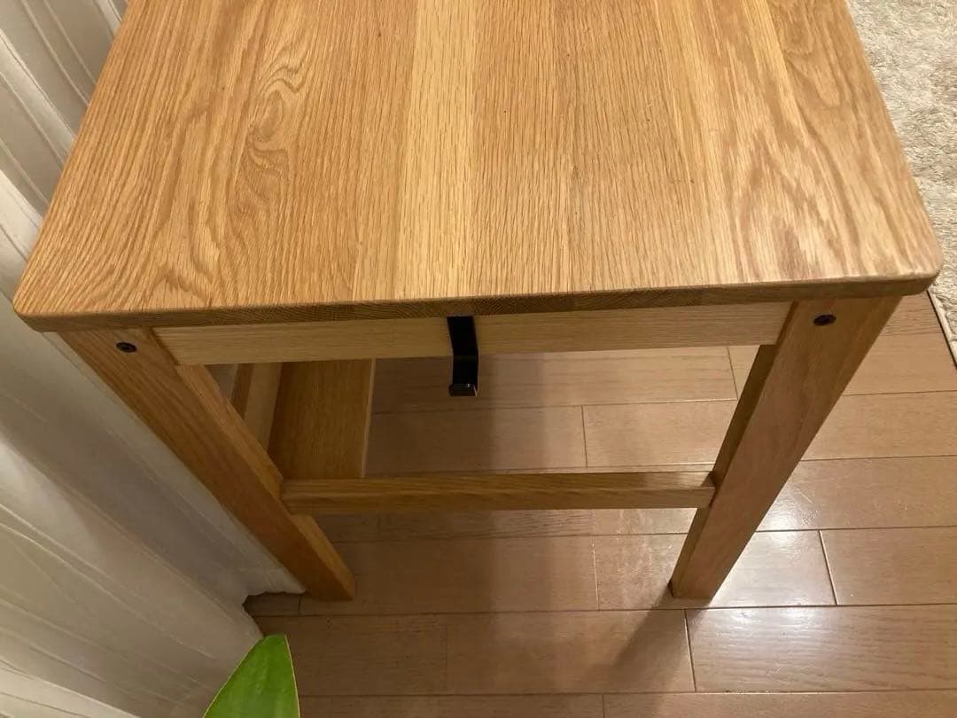 無印良品　オーク無垢材デスク