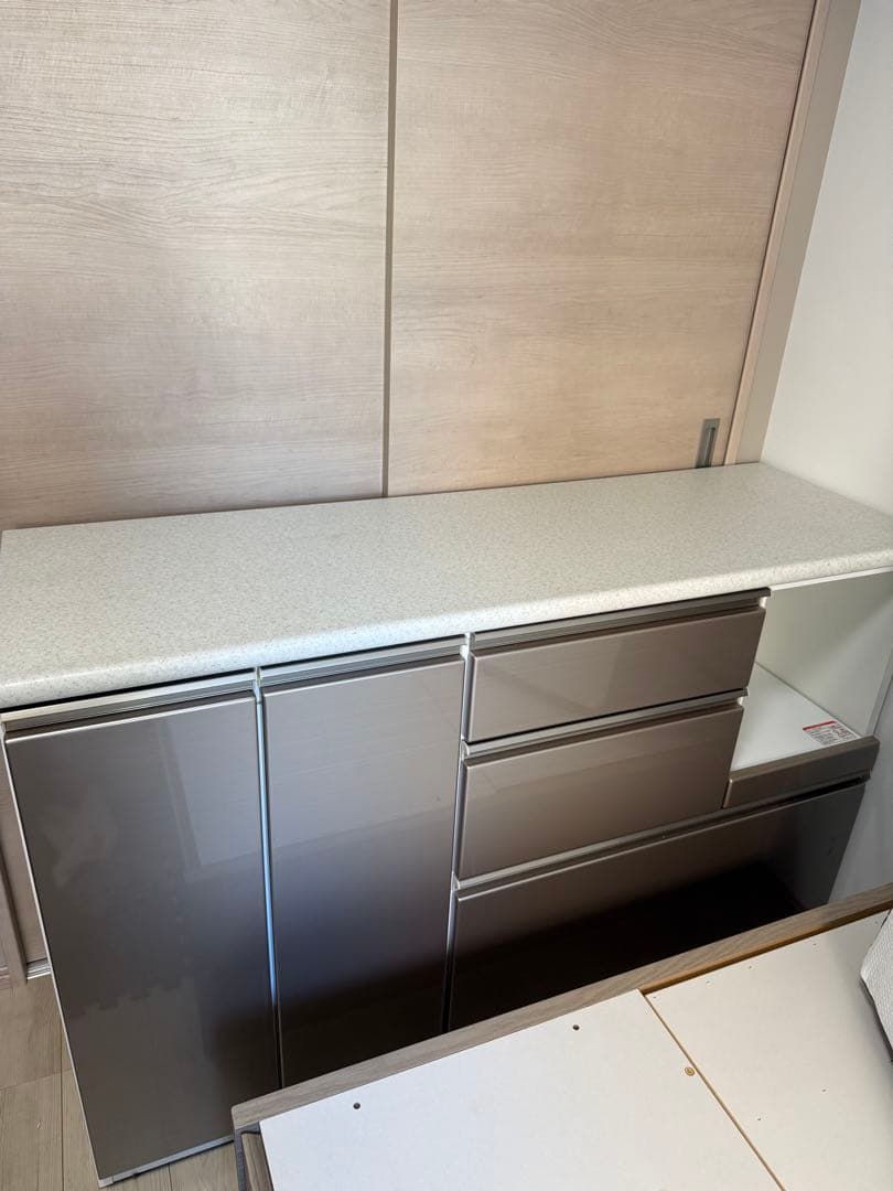 ニトリ　アルミナ2 140CT SIキッチンカウンター