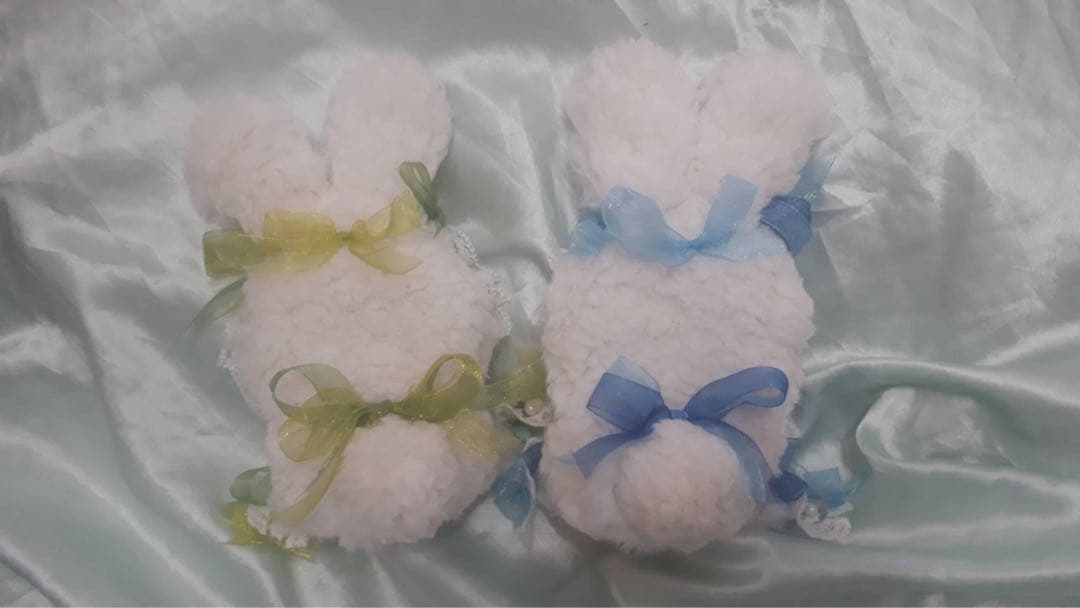 Sakura様ぬい服ふわふわうさ耳 着ぐるみ にじぱぺ ちびぐるみ いつぬい