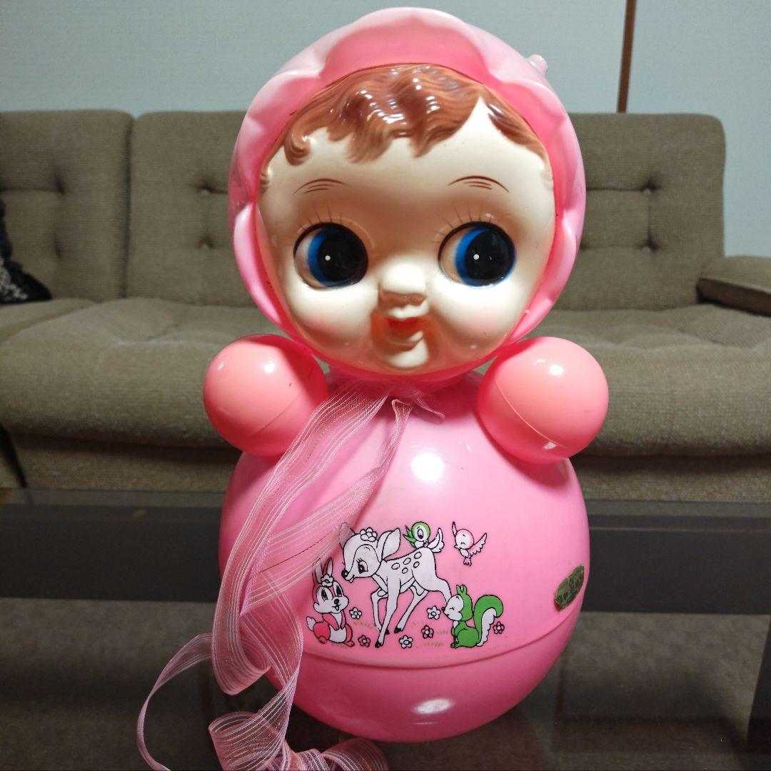 CaneIon セルロイド起き上がりこぼし 昭和レトロ ヴィンデージ - メルカリ