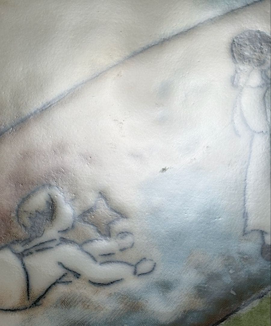 【希少品】ARABIA ヘルヤ SSKK \"Elämänkaari\" 特大陶板